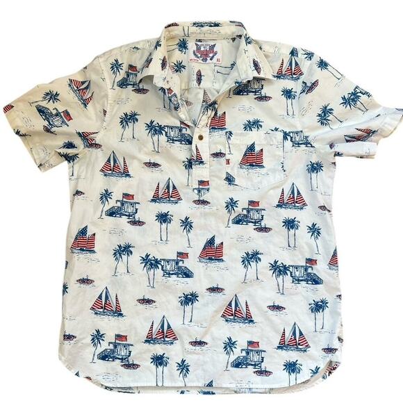 The Nutter men’s size XL, quarter button, short sleeve shirt - Picture 3 of 6